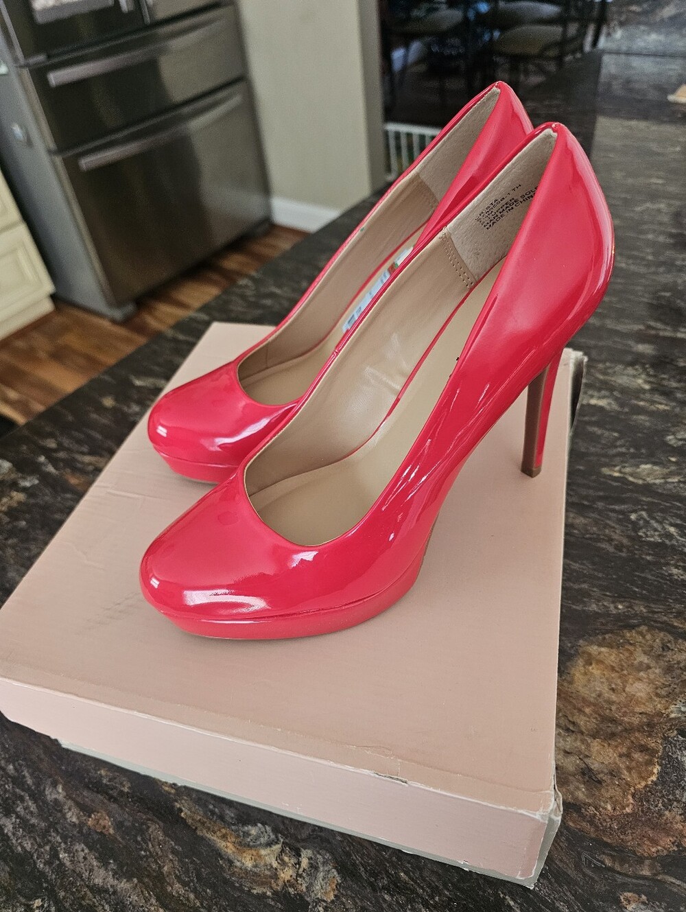 Brand New!!!Red Patent High Heel Pumps - Women's Classic Stiletto